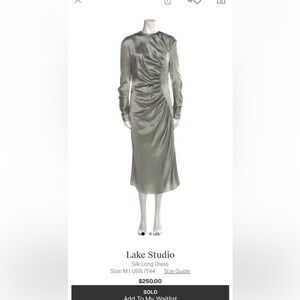 Lake Studio silk dress size IT40